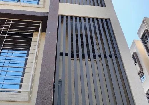 Fia site Palghar UPVC facade work