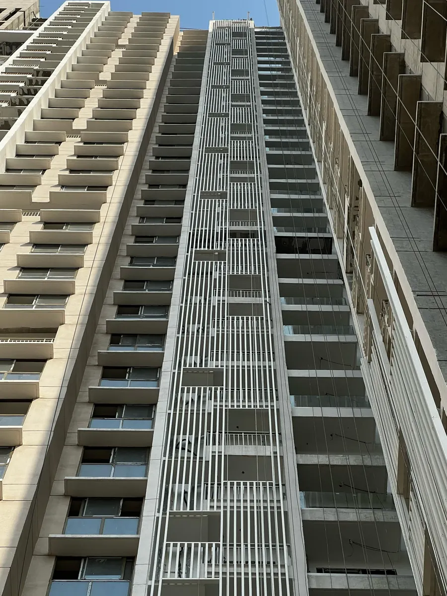 Site-installed vertical UPVC fins