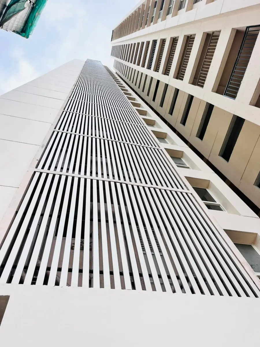 Satra Park Borivali west facade fins