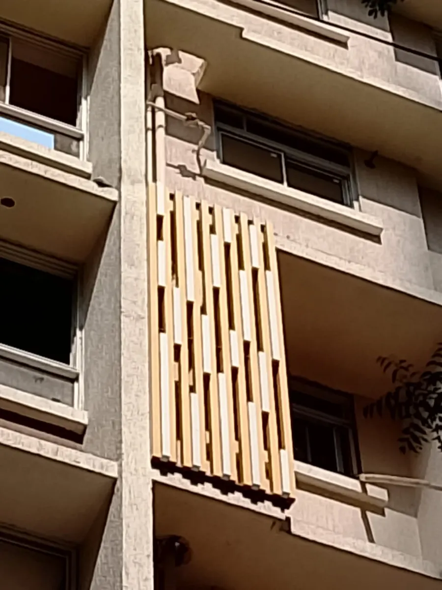 Borivali site completed UPVC fins facade